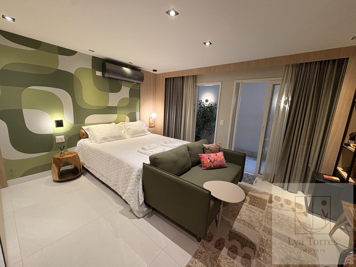 Apartamento de 1 quarto no Jardim Botânico