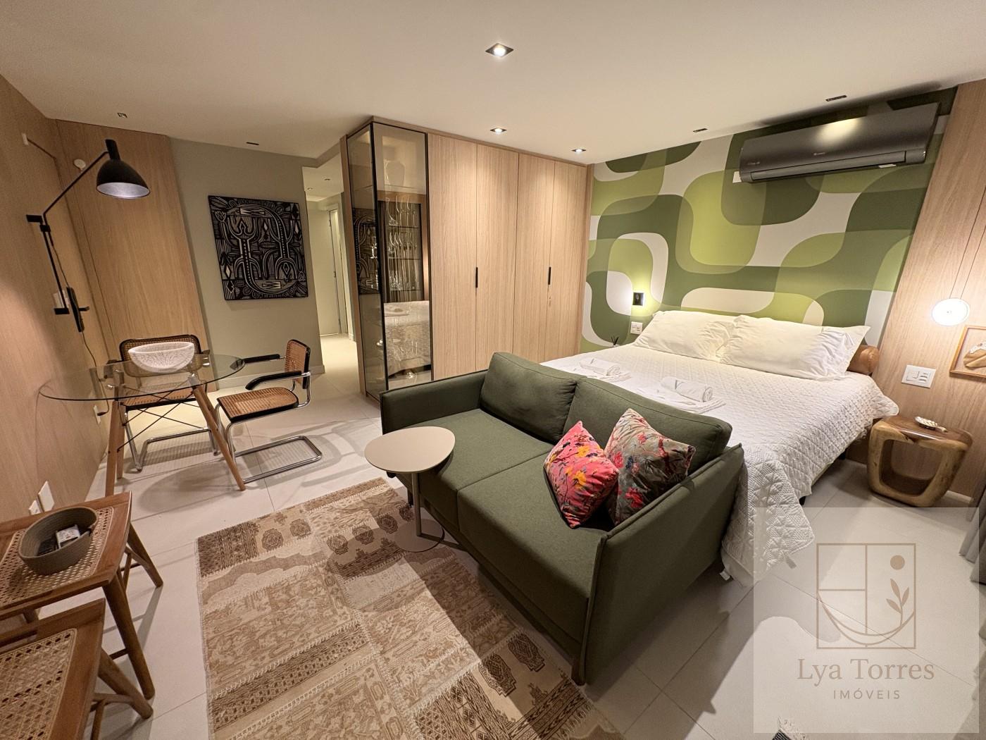 Apartamento de 1 quarto no Jardim Botânico